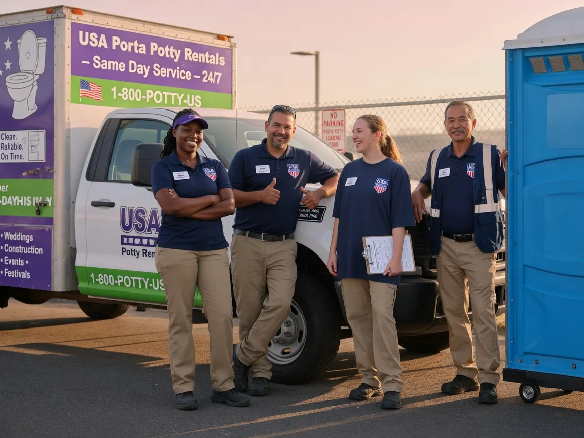 Porta Potty Rental company in Isle Saint George, OH
